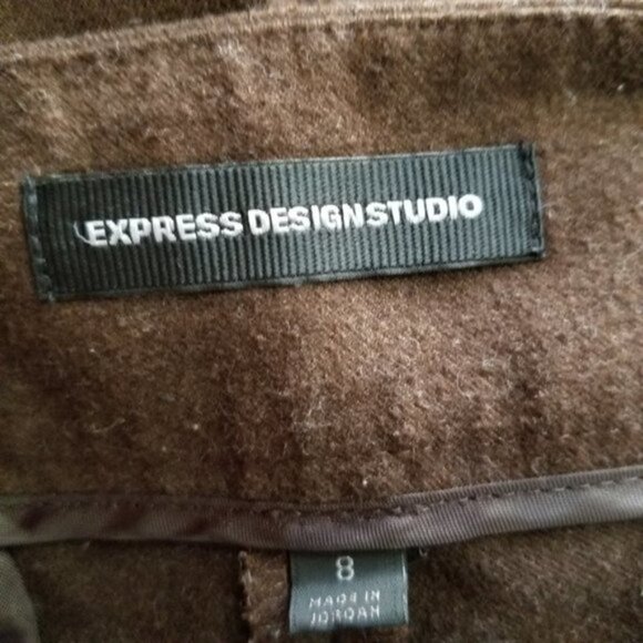 Express Studio Brown Gaucho Sailor Pants - Picture 4 of 7